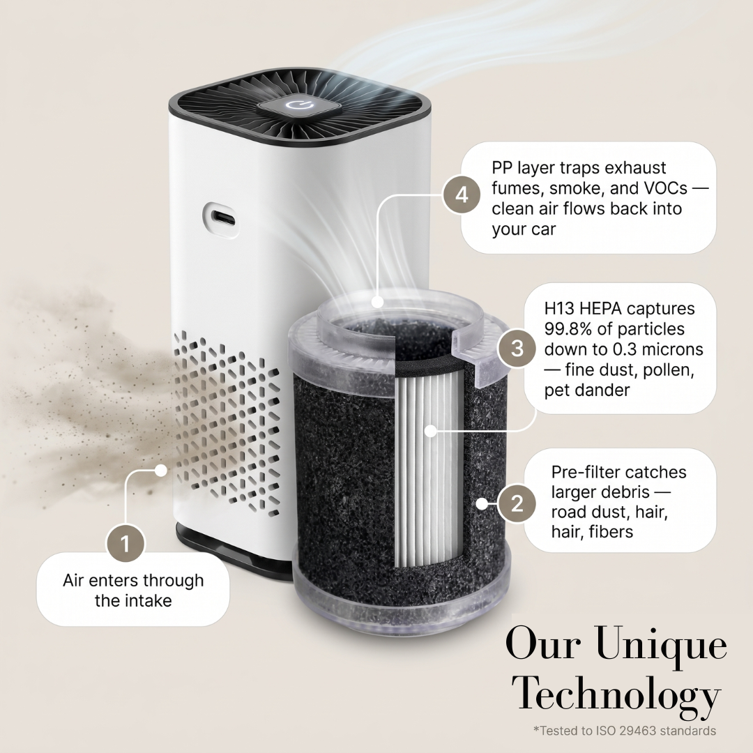 Purdova Ride - Portable Air Purification System