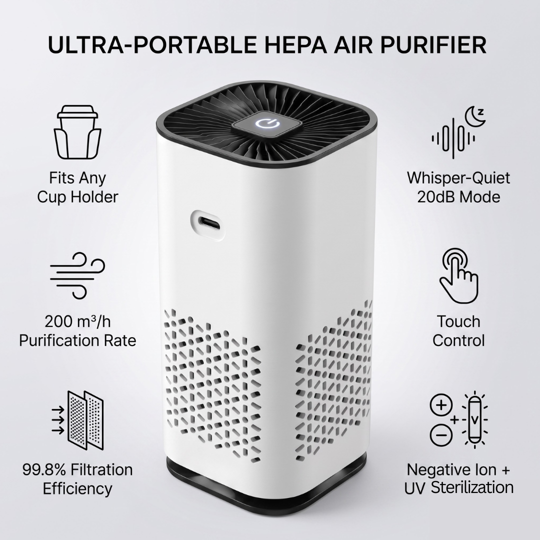 Purdova Ride - Portable Air Purification System